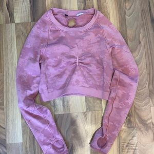 Gym Shark long sleeve crop top